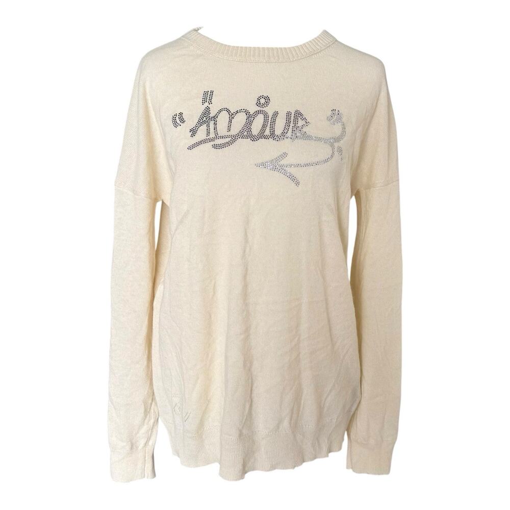 Zadig & Voltaire Gaby Amour Strass Wool & Cashmere-blend Sweate